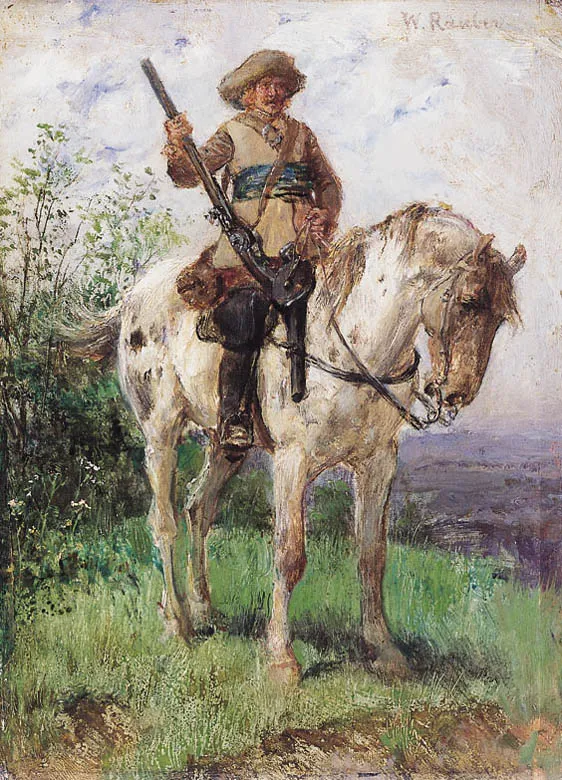 Wilhelm Carl  Räuber, KONNY ŻOŁNIERZ Z CZASÓW WOJNY 30-letniej, po 1920