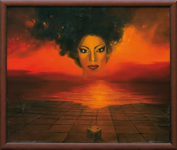 Tomasz Sętowski, PEJZAŻ FANTASTYCZNY, ok. 1988 