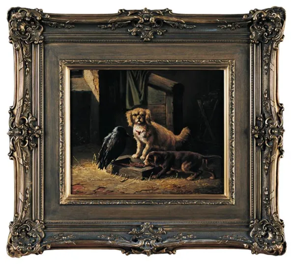 Carl Oswald Rostosky, Wspólny posilek, 1862