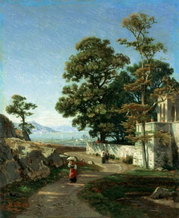 Carl Gustav  Rodde, Pejzaż Letni, 1929