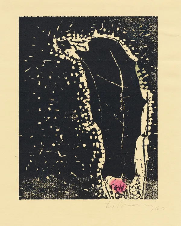 Tadeusz Brzozowski, Rycina z katalogu Konfrontacje 60, 1960