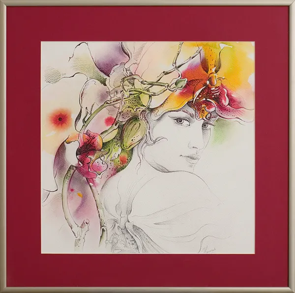 Anna Ewa  (Hannah) Miarczyńska, Czerwona Orchidea, 2008