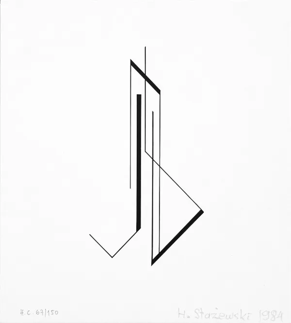 Henryk Stażewski, Kompozycja, 1984