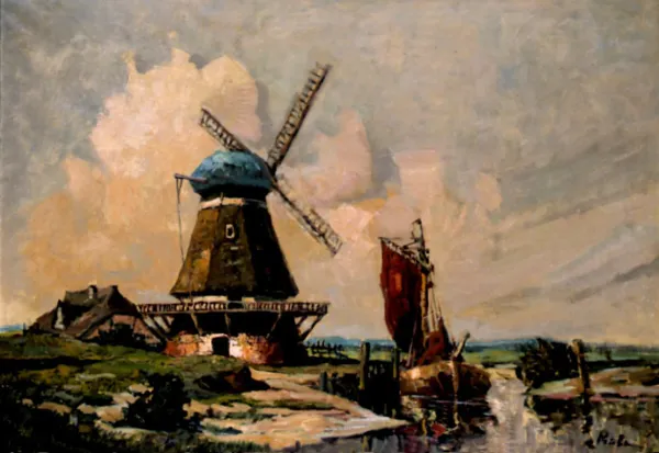 Rudolf Priebe, Wybrzeże z latarnią morską