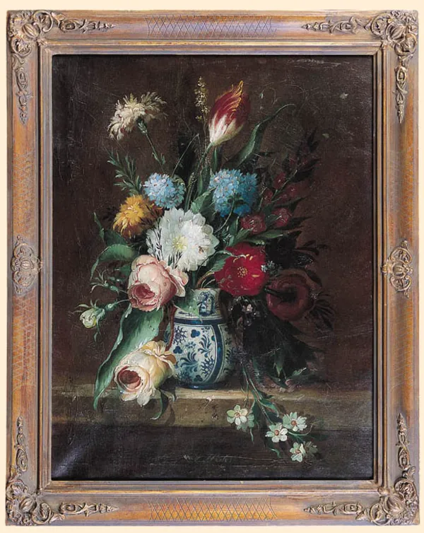 Wolf Thaler, BUKIET KWIATÓW W WAZONIE