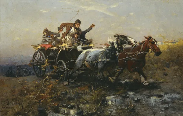 Józef Brandt, Rozpędzony zaprzęg