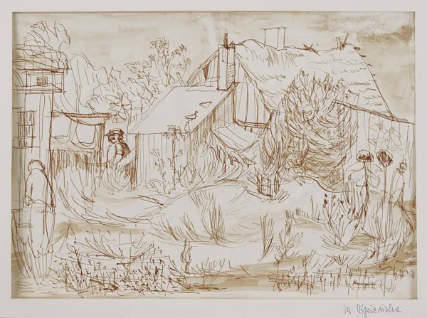 Maria Uśpieńska, PRZY STAREJ CHACIE, 1972