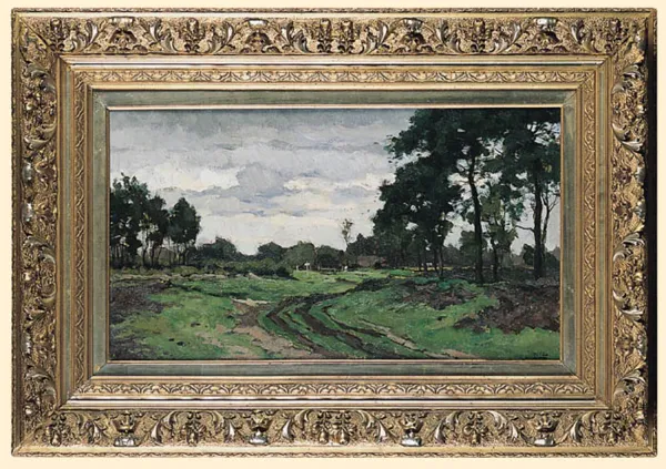 Johannes Karel Leurs, KRAJOBRAZ Z DROGĄ, 1910-1920