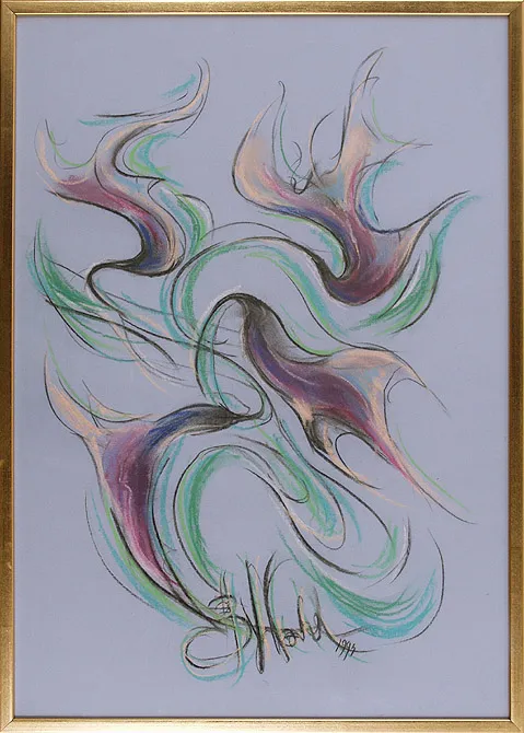 Bożena Wahl, Kwiaty, 1994