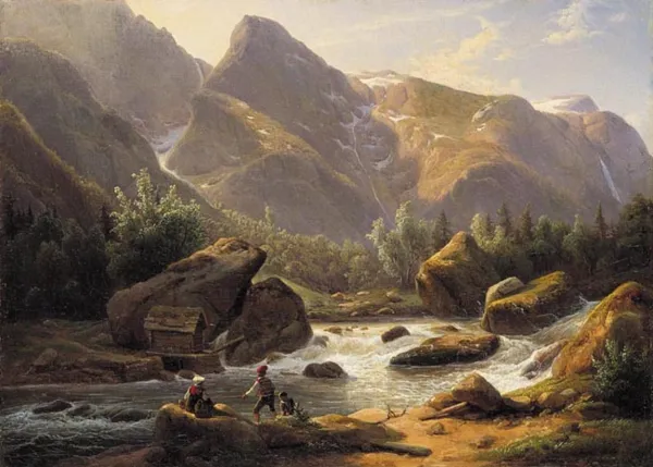 Christian Breslauer, Pejzaż z Norwegii