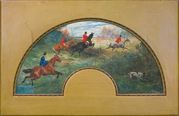 Jan Rosen, POLOWANIE PAR FORCE Z OGARAMI, 1881