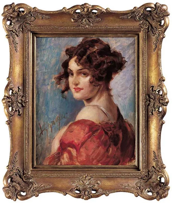 Leopold Schmutzler, 18. Portret młodej damy, po 1920