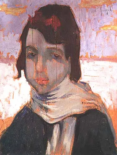 Natan Spiegel (Szpigel lub Szpiegel, Chłopiec - studium portretowe