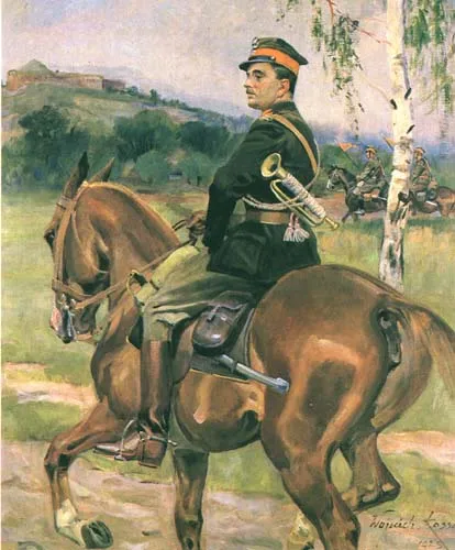 Wojciech Kossak, Na manewrach