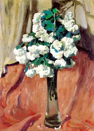 Stanisław Czajkowski, Białe kwiaty w wazonie