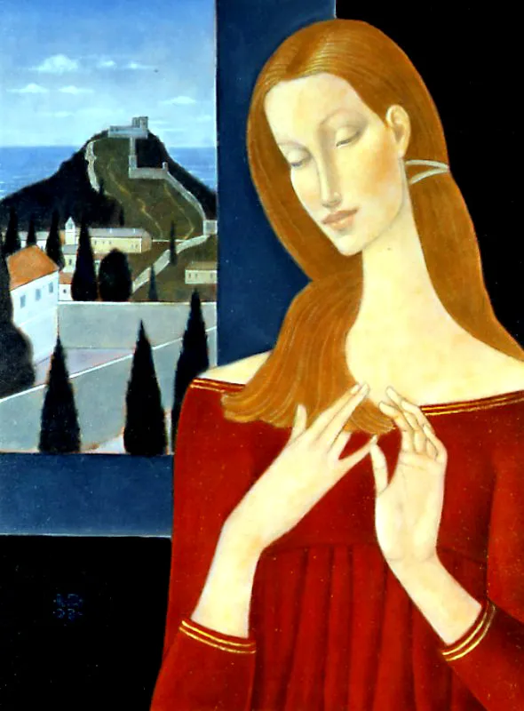 Roman Zakrzewski, Portret dziewczyny, 2003