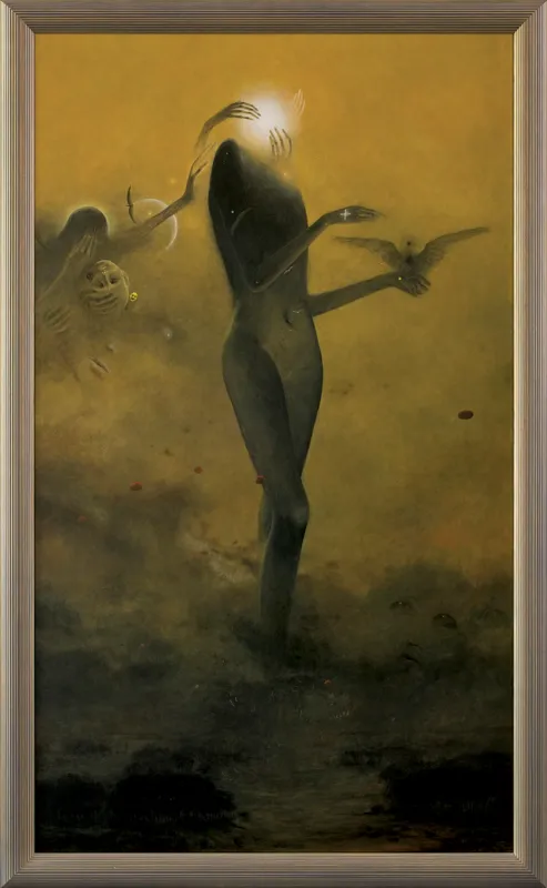 Zdzisław Beksiński, BEZ TYTUŁU, 1977