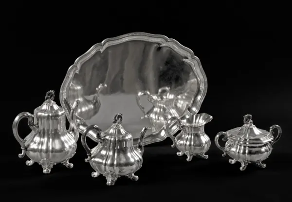 Autor nierozpoznany, KOMPLET DO KAWY I HERBATY, ok. 1910