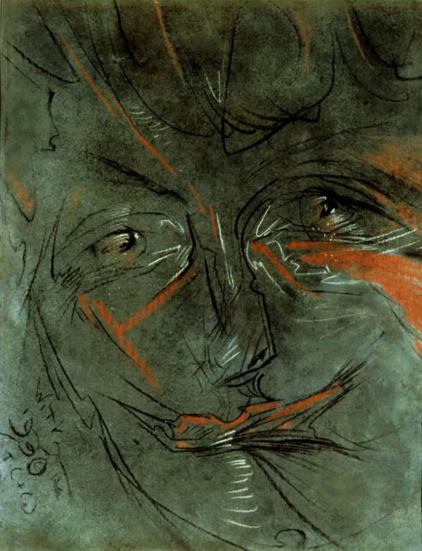 Stanisław Ignacy Witkiewicz, Portret męski, IV 1930