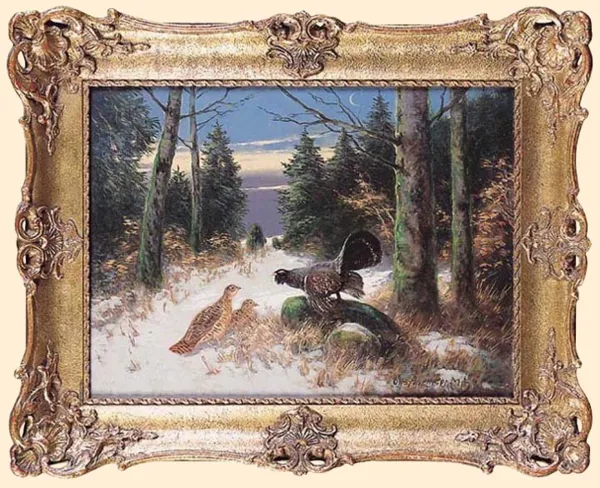 Otto Scheuerer, GŁUSZCE W ZIMOWYM LESIE 