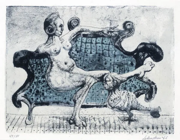 Jan Lebenstein, Maitresse de maison, 1966