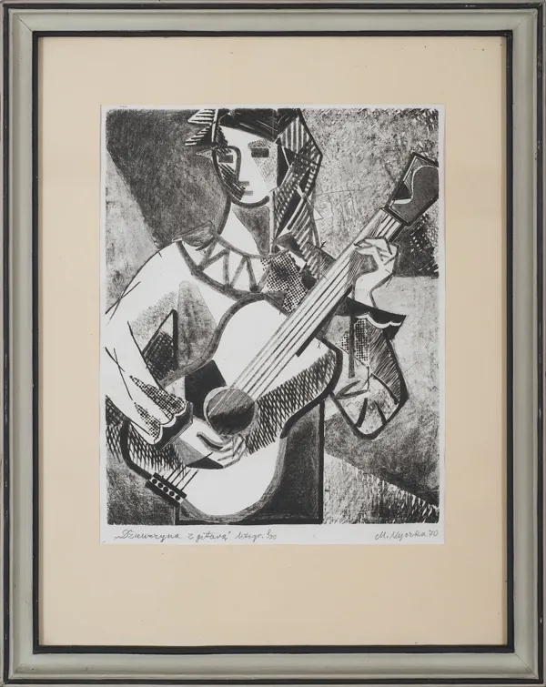 Marian  Nyczka, Dziewczyna z gitarą, 1970