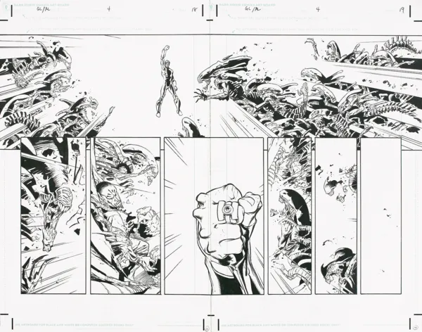 Rick Leonardi, Green Lantern vs. Aliens, 2000