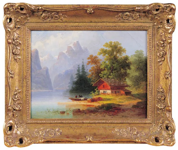 Colestin Brügner, Nad alpejskim jeziorem, 1867