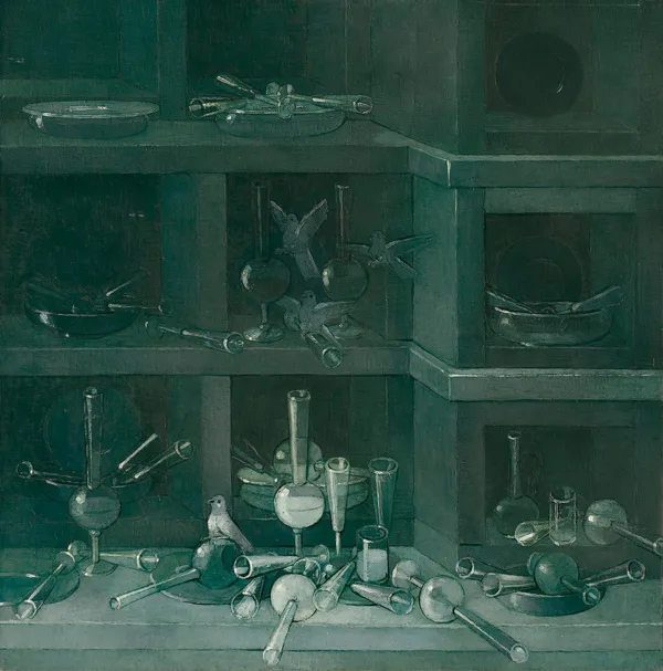 Kiejstut Bereźnicki, MARTWA NATURA ZE SZKLANYMI NACZYNIAMI