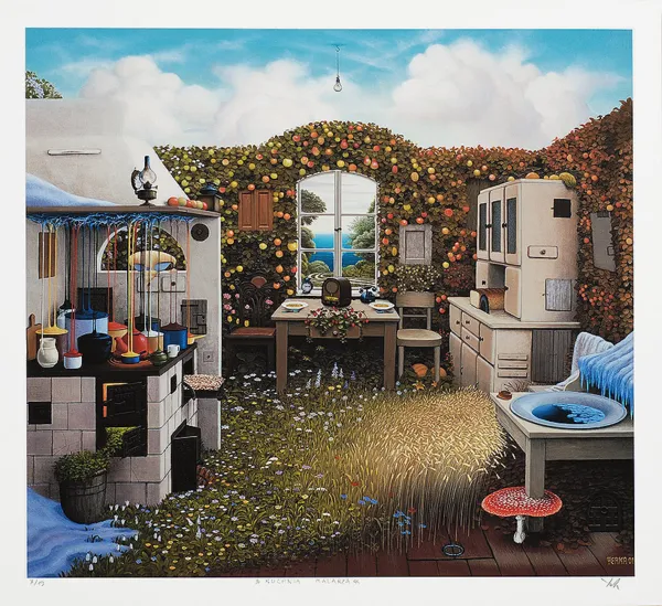 Jacek Yerka, Kuchnia malarza, 2001