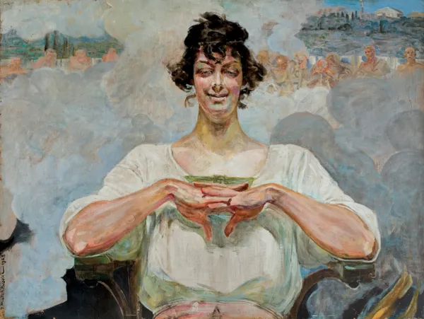 Jacek Malczewski, PYTIA, 1922