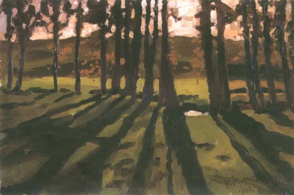 Ferdynand Ruszczyc, Drzewa i cienie