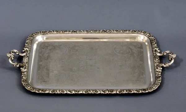 Autor nierozpoznany, Taca z dwoma uchami, ok. 1860