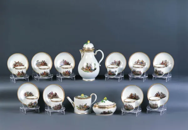 Autor nierozpoznany, WIEDEŃSKI SERWIS ŚNIADANIOWY, 3 ćwierć XVIII w.