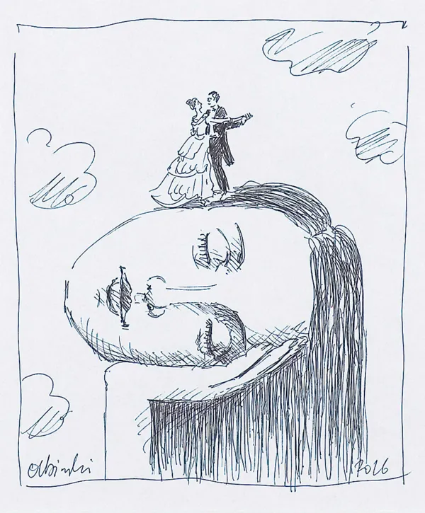 Rafał Olbiński, BEZ TYTUŁU (MARZENIE), 2016