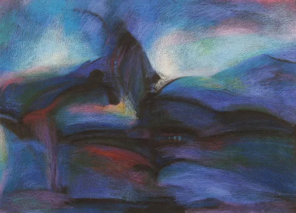 Ryszard Miłek, Pejzaż błękitny