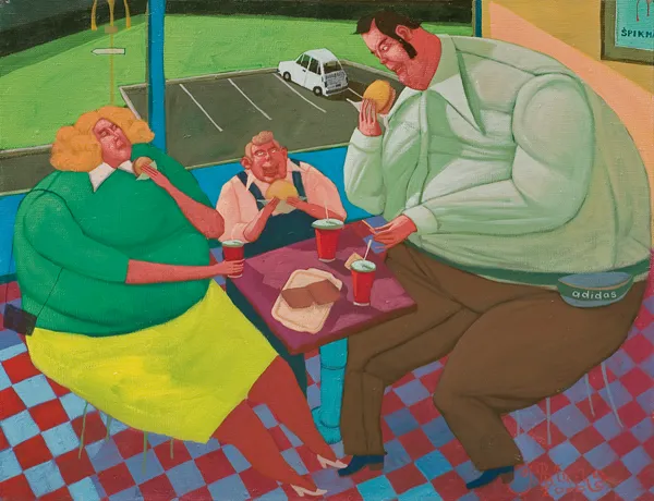 Jacek Pałucha, Scena w Mc Donalds, 2000