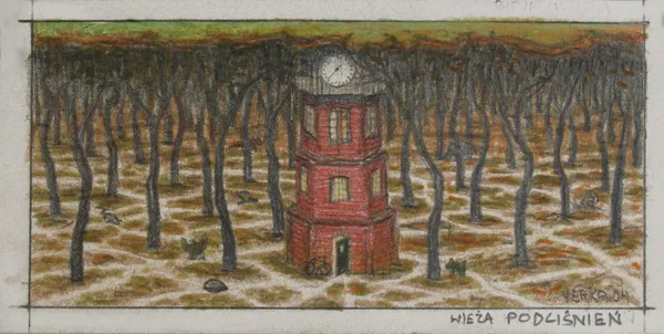 Jacek Yerka, WIEŻA PODCIŚNIEŃ, 2004