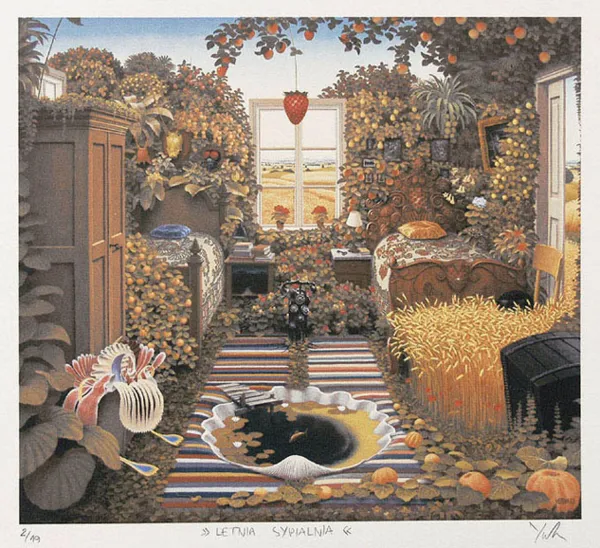 Jacek Yerka, Letnia sypialnia, 2003 [?]
