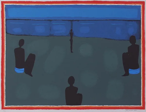 Jerzy Nowosielski, Czarne pływaczki, 1998