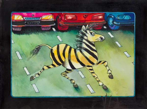 Waldemar  Andrzejewski, Zebra, 1985