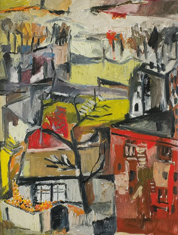 Judyta (Jehudith) Sobel, PEJZAŻ MIEJSKI, 1957