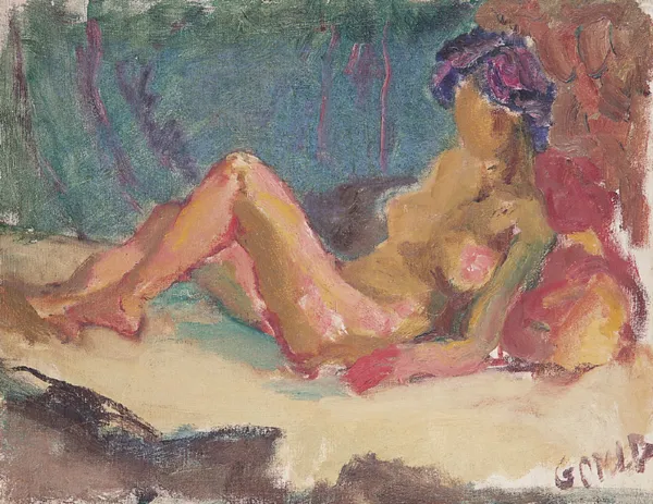 Henryk Gotlib, AKT LEŻĄCEJ KOBIETY, po 1945