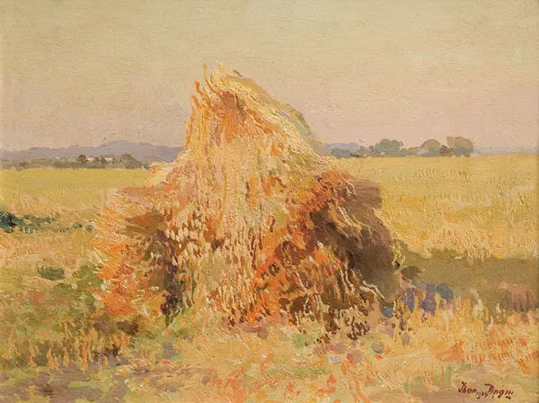 Iwan Trusz, PO ŻNIWACH, 1929