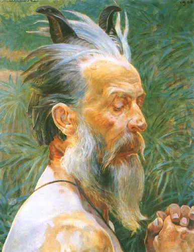 Jacek Malczewski, Głowa starego fauna