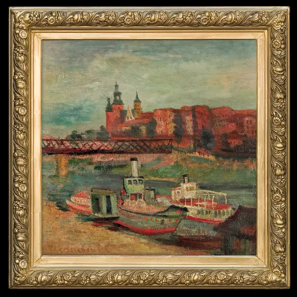 Efraim i Menasze Seidenbeutel, WIDOK NA WAWEL I MOST DĘBNICKI, 1934