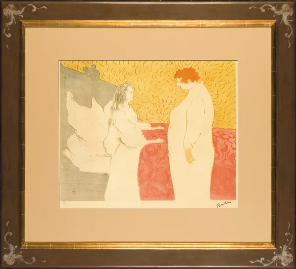 Henri Toulouse-Lautrec, FEMME AU LIT, RYCINA Z TEKI ONE (ELLES)