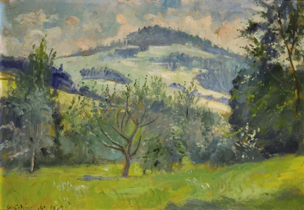 Wincenty Wodzinowski, PEJZAŻ PODGÓRSKI, 1939 (?)