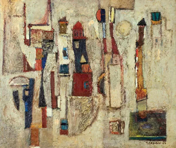 Tadeusz  Łapiński, BEZ TYTUŁU, 1956