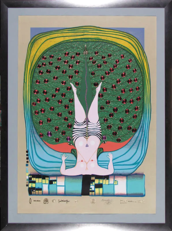 Friedensreich Hundertwasser, Rycina urodzinowa, 1972